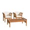 Alaterre Furniture Stamford Eucalyptus Wood Outdoor Conversation Set with 2 Chairs and Coffee Table, Set of 3 ANSF0113EBO - alternate 1